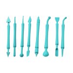 2473 Fondant Cake Decor Flower Sugar Craft Modelling Tools Clay Mould (8PC-Set)