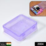 2004 plastic container used for storing things and stuffs and can also be used in any kind of places.