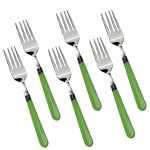 2268 Stainless Steel Forks with Comfortable Grip Dining Fork Set of 6 Pcs