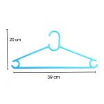 1390 Plastic Clothes Hanger (Set of 6 Pieces)