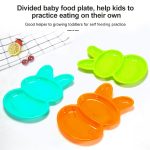 7101 Rabbit Shape Dish 6 pcs For Kids (multicolor)