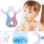 4774 Kids U S Tooth Brush used in all kinds of household bathroom places for washing teeth of kids, toddlers and children’s easily and comfortably.