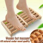 7262 Wooden Foot Massager Roller Reflexology Foot Massager for Increase Blood Circulation and Plantar Fasciitis Relieve Pain