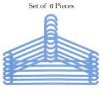 1390 Plastic Clothes Hanger (Set of 6 Pieces)