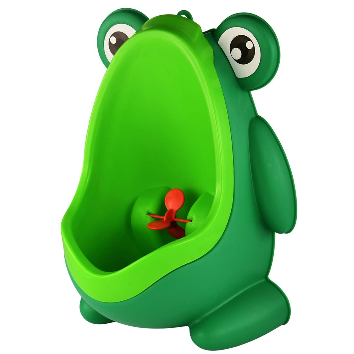 4034 Cute Forg Standing Potty Training Urinal for Boys Toilet with Funny Aiming Target