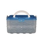 2643A Double Layer Premium 48 Grid Egg Storage Box for Egg Storage Container