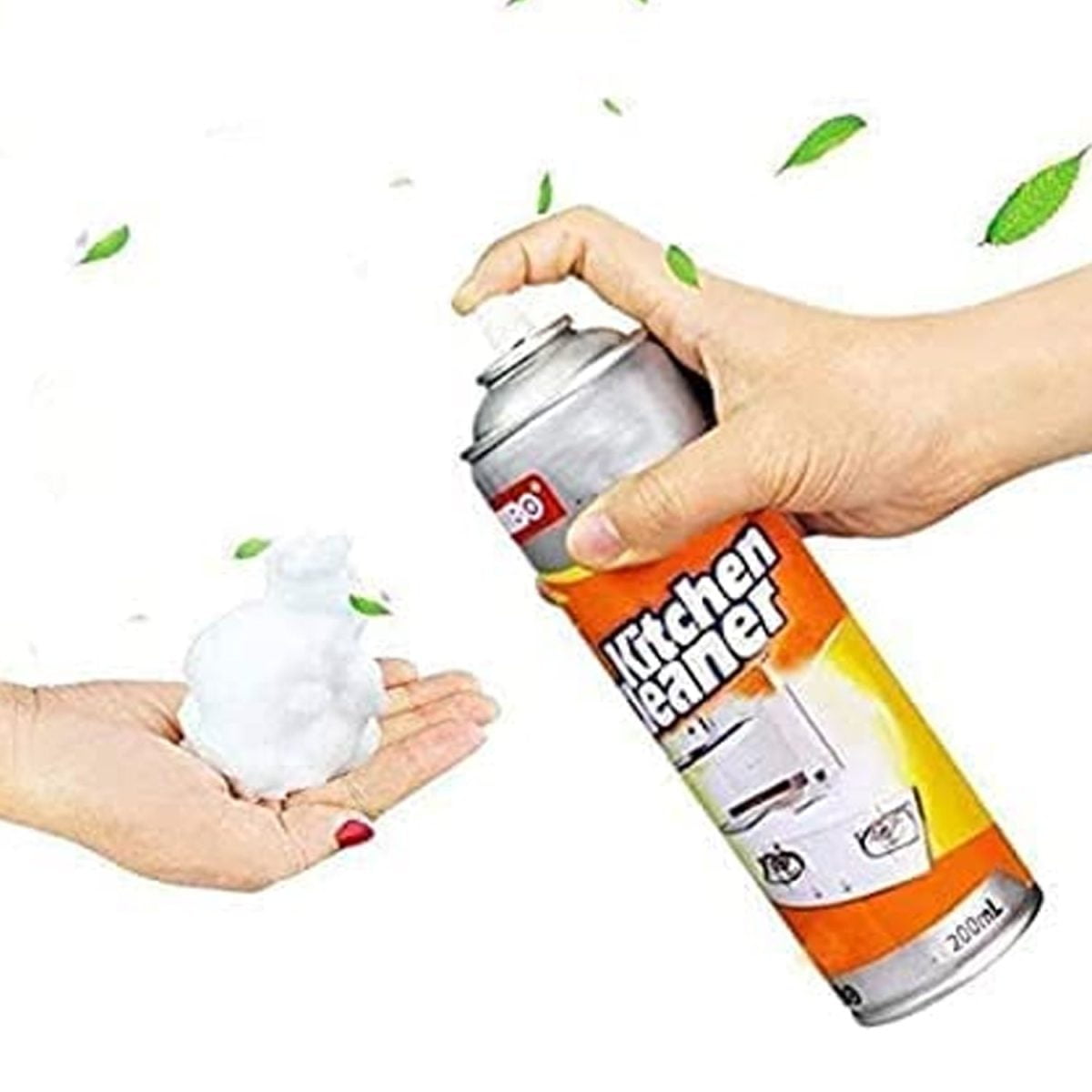 1331 Multipurpose Bubble Foam Cleaner Kitchen Cleaner Spray Oil & Grease Stain Remover Chimney Cleaner Spray Bubble Cleaner All Purpose Foam Degreaser Spray (500 Ml)