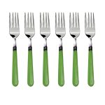 2268 Stainless Steel Forks with Comfortable Grip Dining Fork Set of 6 Pcs