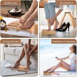 7262 Wooden Foot Massager Roller Reflexology Foot Massager for Increase Blood Circulation and Plantar Fasciitis Relieve Pain