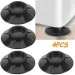 4829 4 Pc Furniture Vibration Pad used to hold and supporting tables and stools in all kinds of places like household and official etc.