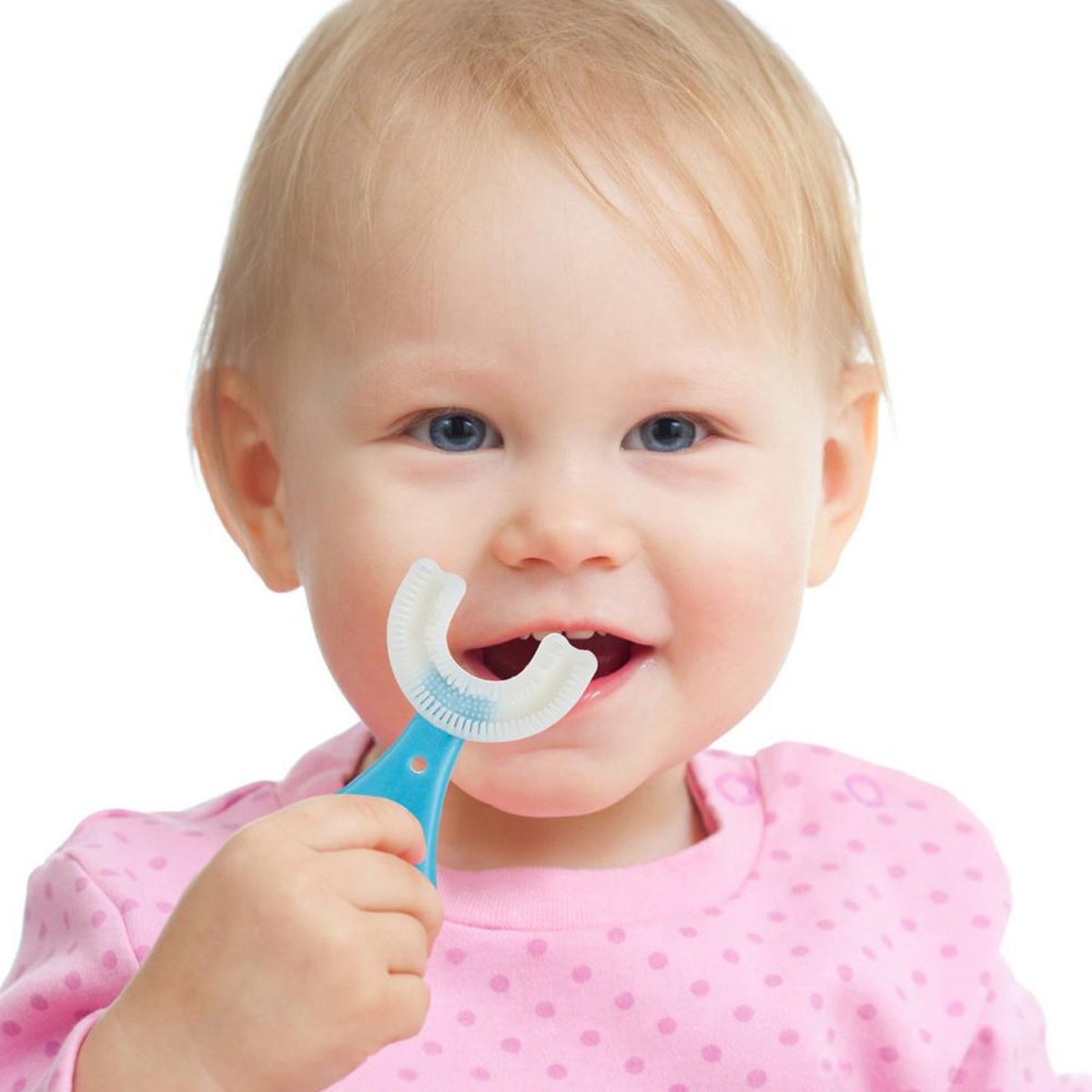 4774 Kids U S Tooth Brush used in all kinds of household bathroom places for washing teeth of kids, toddlers and children’s easily and comfortably.