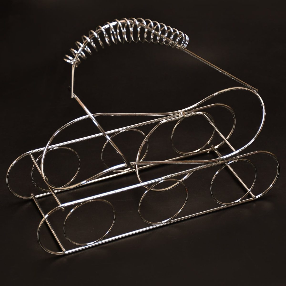 5160 Wine Bottle Rack Steel 25cm For Party & Wedding Use