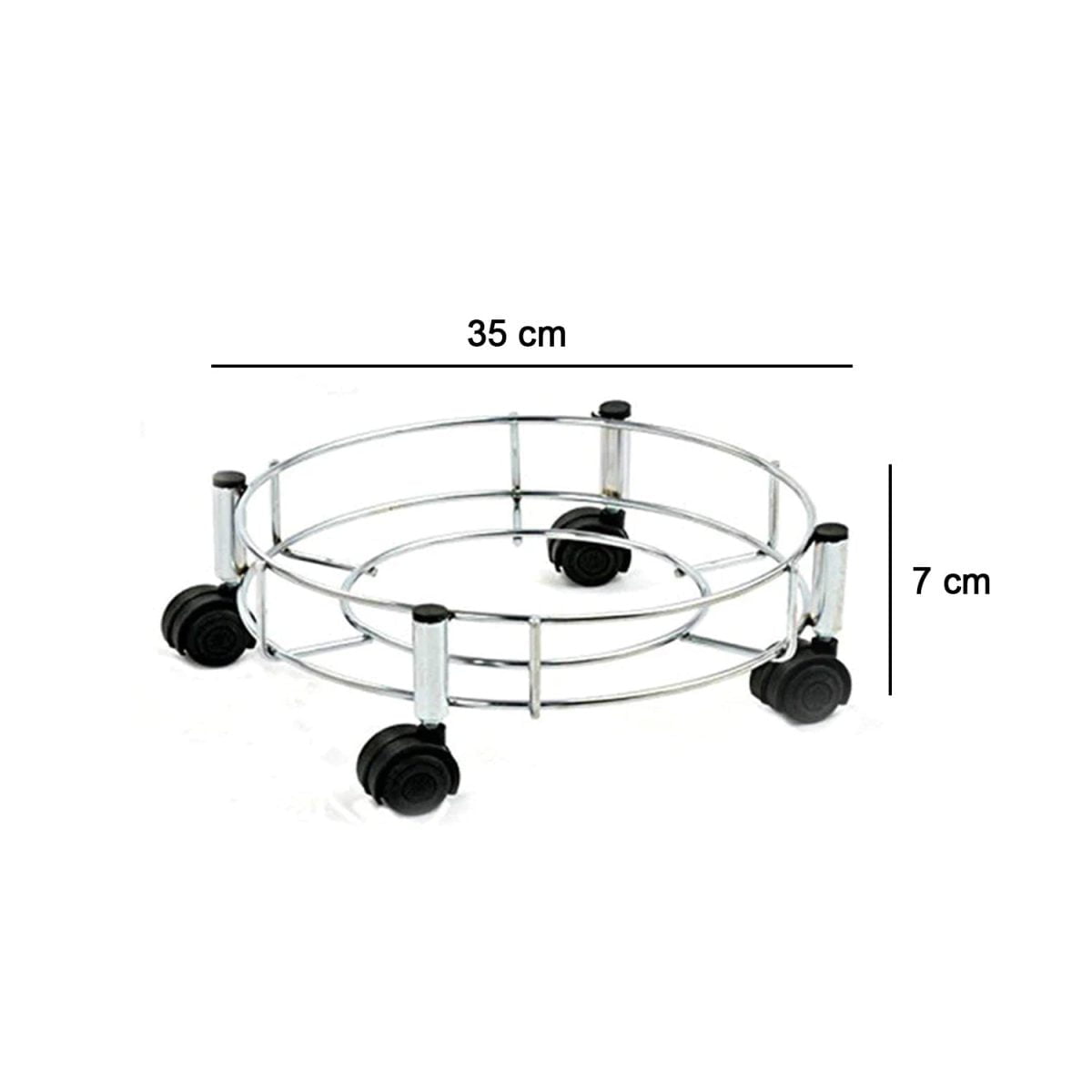 118 Stainless Steel Gas Cylinder Trolley