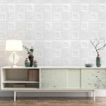 9276 Wallpaper 3D Foam Wallpaper Sticker Panels I Ceiling Wallpaper For Living Room Bedroom I Furniture, Door I Foam Tiles (Square Design)