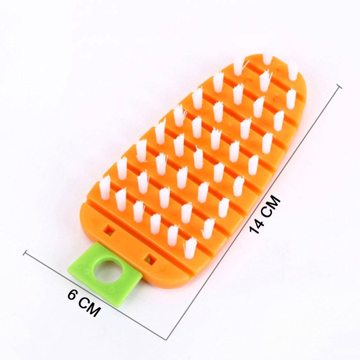 2909 Vegetable Scrubbing Brush, Vegetable Scrubber Non‑Toxic Fruit Brush Carrot Shape Vegetable Brush for Potato for Vegetable