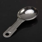 3685 Stainless Steel Measuring Spoons, 4pcs/set Durable Anti Rust Measuring Spoon Set Universal for Kitchen Baking.