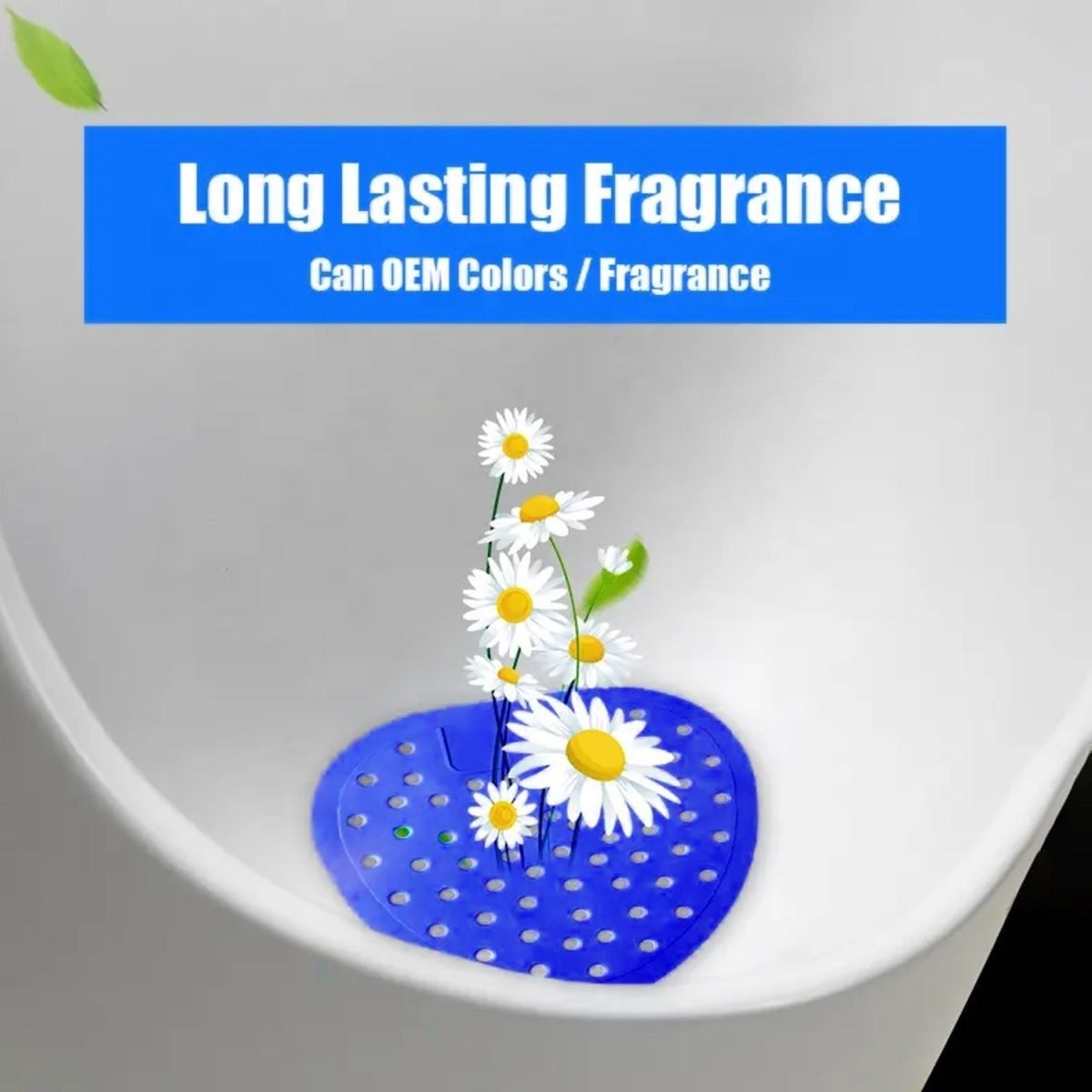 1310A URINAL SCREEN DEODORIZER, SCENTED URINAL SCREEN LASTING FRAGRANCE SILICONE CLEAN DESCALING ( 1 pc )