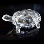 1194 Crystal Glass Turtle-Tortoise for Feng Shui and Vastu