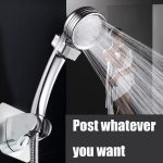 6255 Shower Head Holder, Adhesive Handheld Shower Holder, with adhesive sticker to hold.