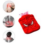 6508 Spiderman small Hot Water Bag with Cover for Pain Relief, Neck, Shoulder Pain and Hand, Feet Warmer, Menstrual Cramps.