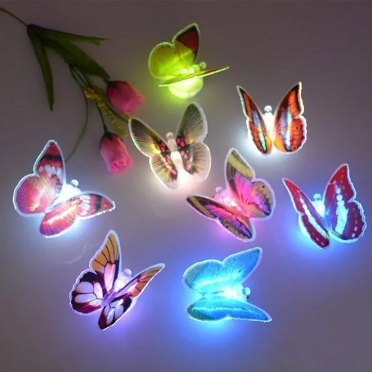 6497 BUTTERFLY 3D NIGHT LAMP COMES WITH 3D ILLUSION DESIGN SUITABLE FOR DRAWING ROOM, LOBBY. (Pack Of 50)