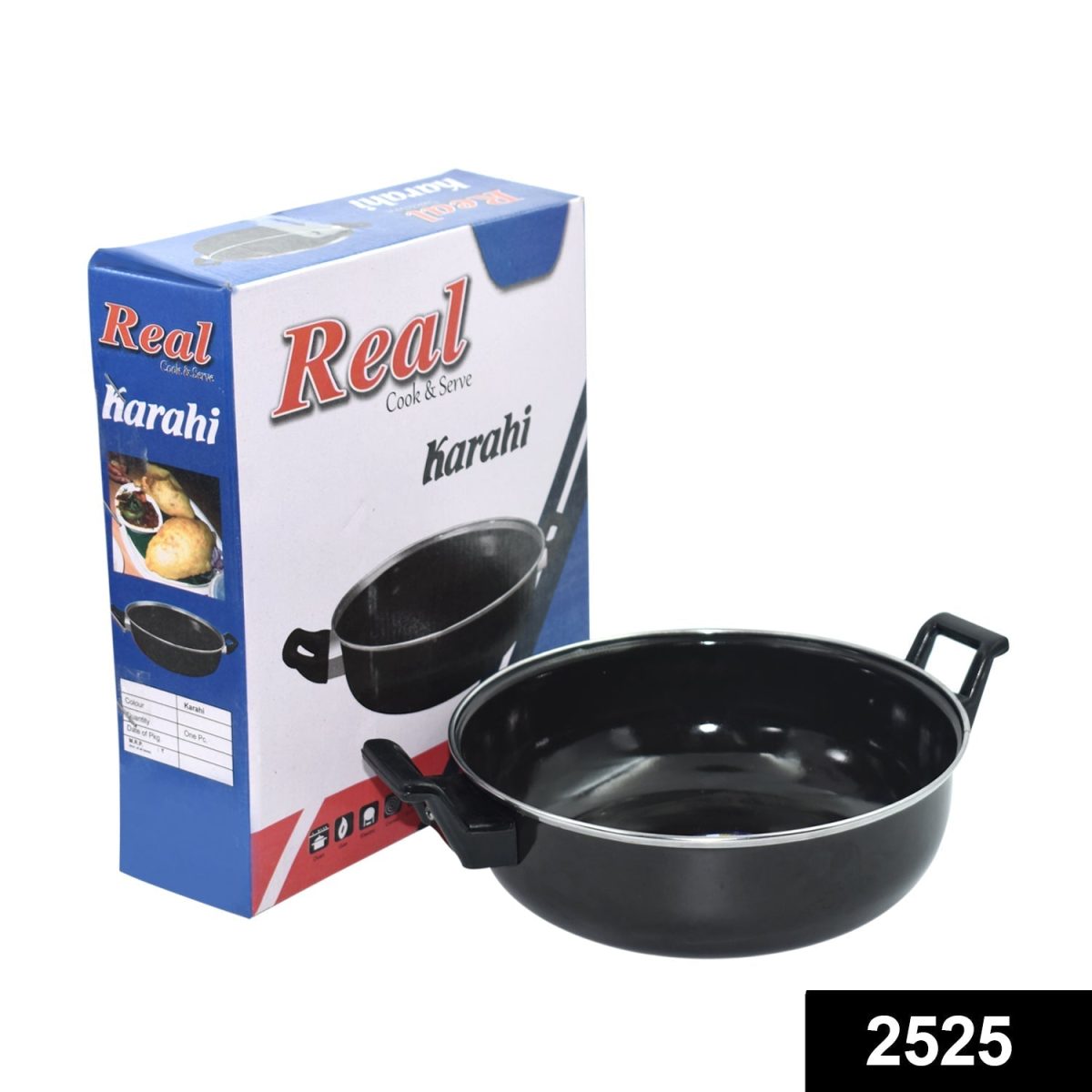 2525 Induction Base Hard Anodized Kadhai Nonstick