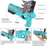 4413A Airplane Launcher Gun Toy with Foam Glider Planes, Outdoor Games for Children, Best Aeroplane Toys for Kids, Air Battle Gun Toys  ( 5 Plane Include )