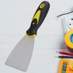 7479 Putty Knife Set with Soft Rubber Handle for Drywall, Putty, Decals, Wallpaper, Baking, Patching and Painting