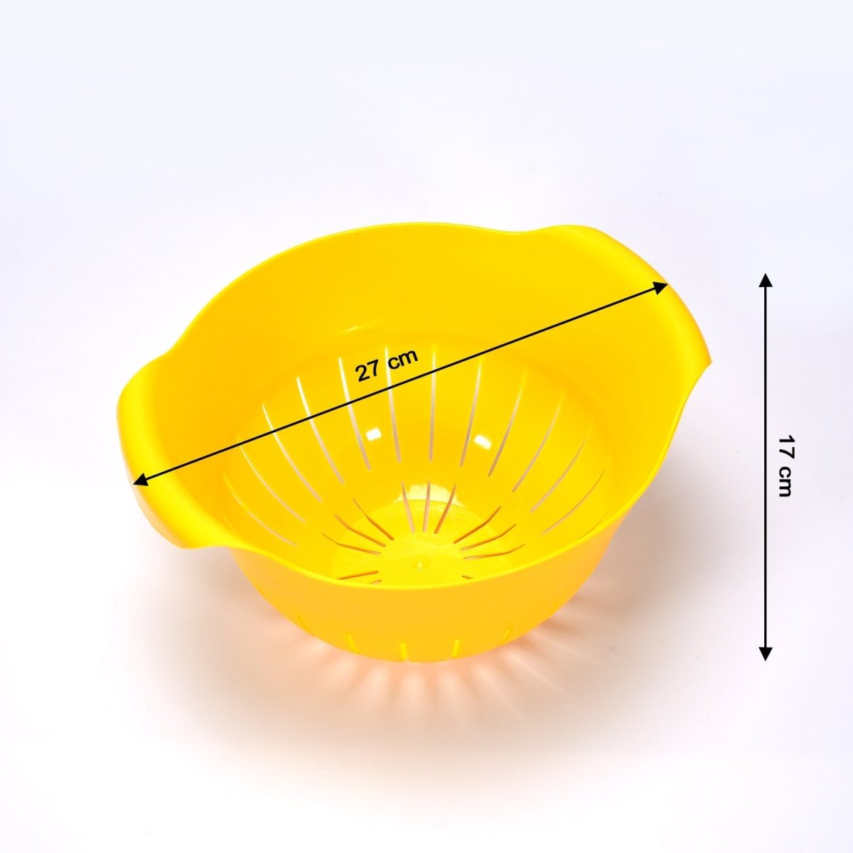 2312 Plastic Fruits Vegetable Noodles Pasta Washing Bowl & Strainer