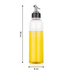 2288A  1LTR OIL DISPENSERWITH LID - CLEAR, DRIP FREE SPOUT, CONTROLLED USE