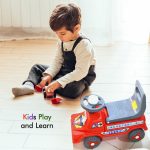 4590  Kids Baby City Ride on Push Car Ride with Backrest Musical Horn For Children Kids Toy Ride-on, Kids Toys Toddler Baby Toy Baby Car Suitable for Kids Boys/Girls