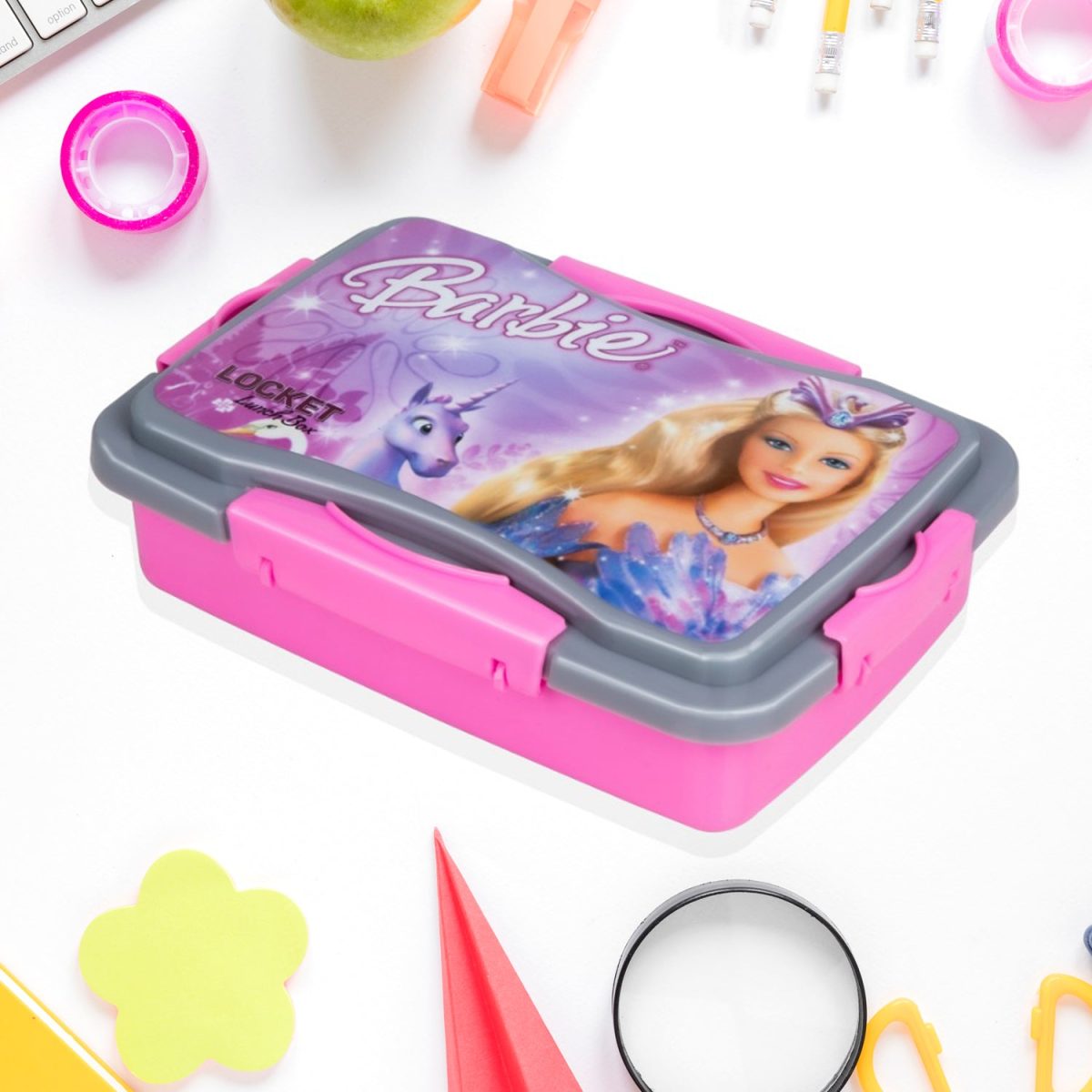 5318 Locket Lunch Box Plastic High Quality Box For Kids School Customized Plastic Lunch Box for Girls & Boy