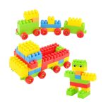 8094 Blocks Set for Kids, Play Fun and Learning Blocks for Kids Games for Children Block Game Puzzles Set Boys, Children (Multicolor, 60 Bricks Blocks)