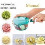 080 Manual Food Chopper, Compact & Powerful Hand Held Vegetable Chopper/Blender