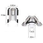 2334 Stainless Steel Sealed Sparkling Champagne Bottle Stopper Big size