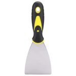 7479 Putty Knife Set with Soft Rubber Handle for Drywall, Putty, Decals, Wallpaper, Baking, Patching and Painting