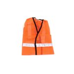 7438 Orange Safety Jacket For Having protection against accidents usually in construction area's.