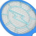 1724 Mosquito Killer Racket Rechargeable Handheld Electric Fly Swatter Mosquito Killer Racket Bat, Electric Insect Killer (Quality Assured) (with cable)