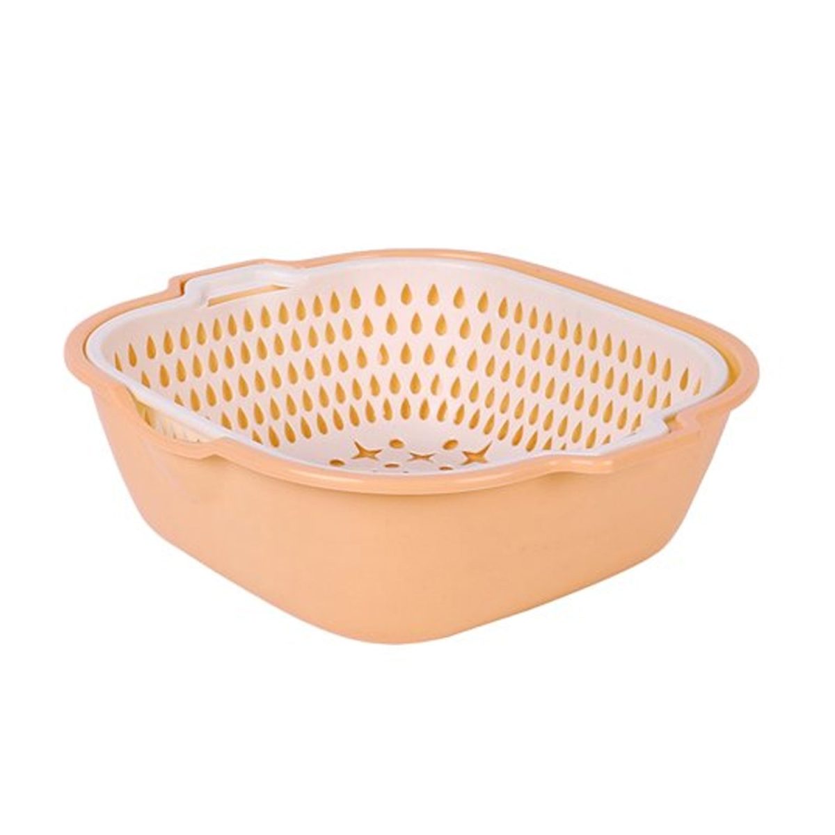 2785 2 In 1 Basket Strainer To Rinse Various Types Of Items Like Fruits, Vegetables Etc.