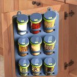 2575 Space Saver Spice Rack  9 Piece Spice Set