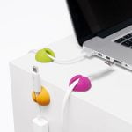 1334 Cable Clips Multi Purpose Cable Organizer , Wire Holder For Desk And Table Use