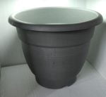 1720 Garden Heavy Plastic Planter Pot Gamla 17x14 inch Color May Vary (1Pc)