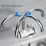 1684A Stainless Steel LED Digital Display Instant Heating Electric Water Heater Faucet Tap, Geyser