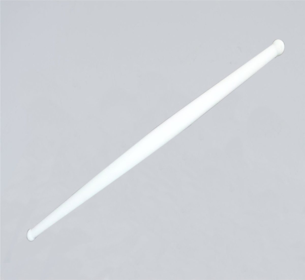 2136 White Plastic Rolling Belan for Chapati Making