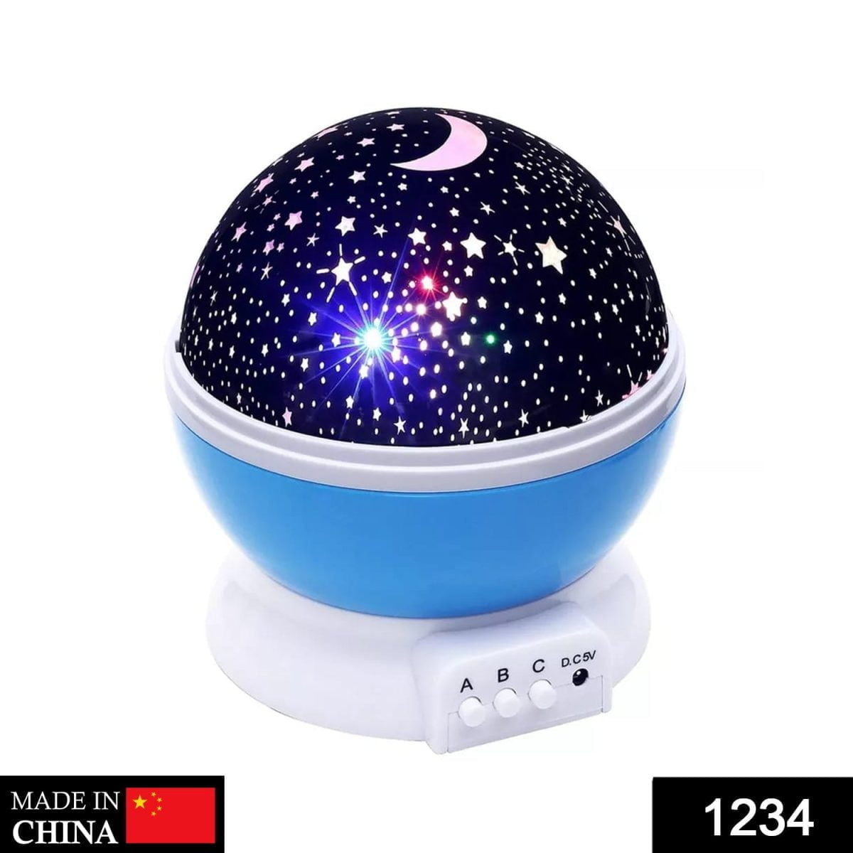 1234 Colour Changing Good Night Star Master Rotating Projection Night Lamp