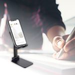 6032 Foldable Mobile Stand with Angle Adjustable Desktop Table Mobile Holder