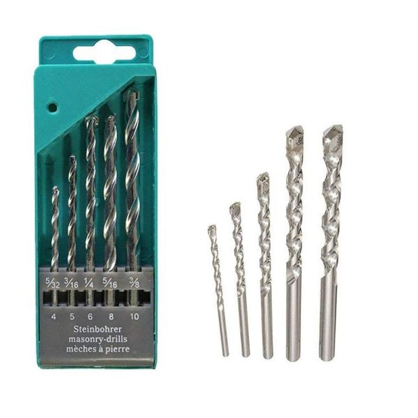 416 Metal Drill Bit Set (Multicolor, 5-Piece)