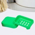 1128 Covered Soap keeping Plastic Case for Bathroom use