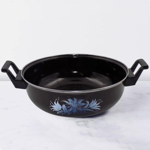 2521 Traditional Small Cast Iron Kadai