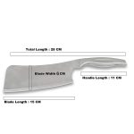 2547 Premium Stainless Steel Knives, Stainless Steel Handle Heavy Duty Blade (11 Inch)